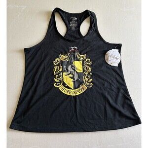 NWT Harry Potter Women's Hogwarts House Crest Racerback Tank Pajama Top Size M
